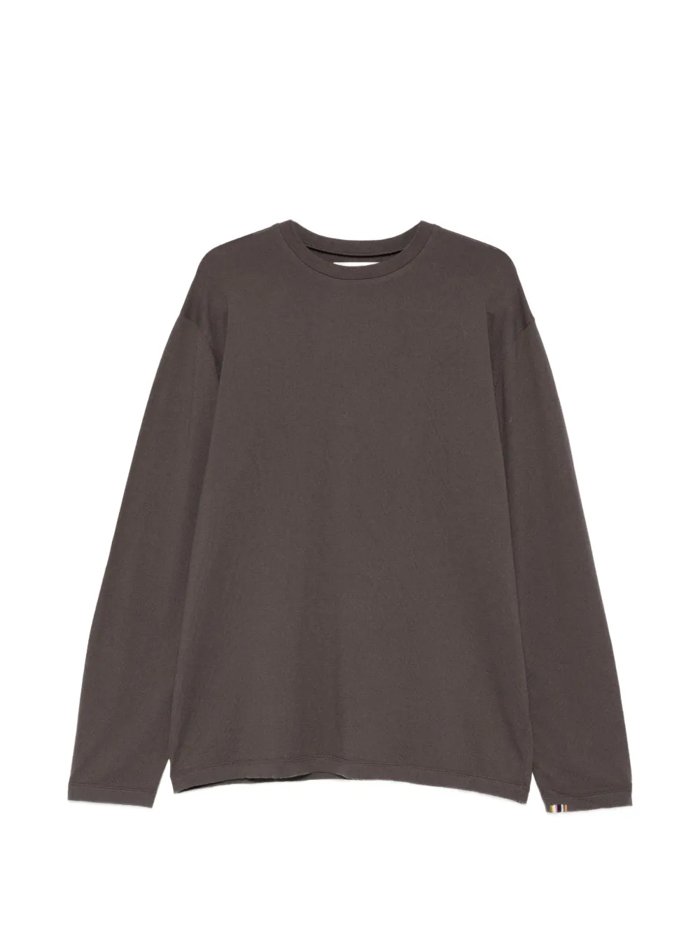 extreme cashmere Rock long-sleeved round-neck T-shirt - Grigio