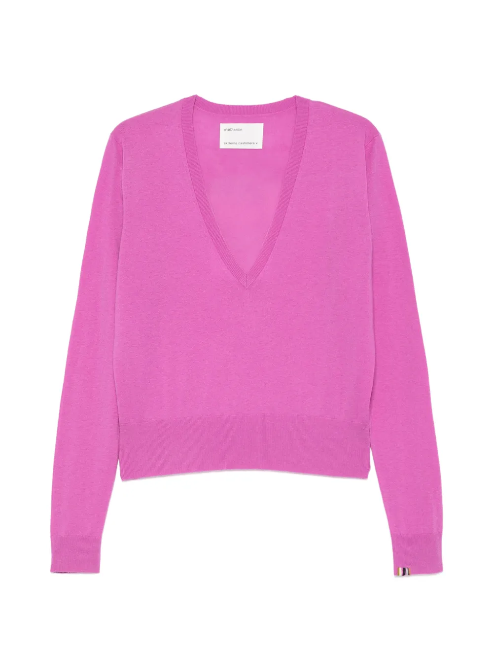 extreme cashmere Collin V-neck sweater - Rosa