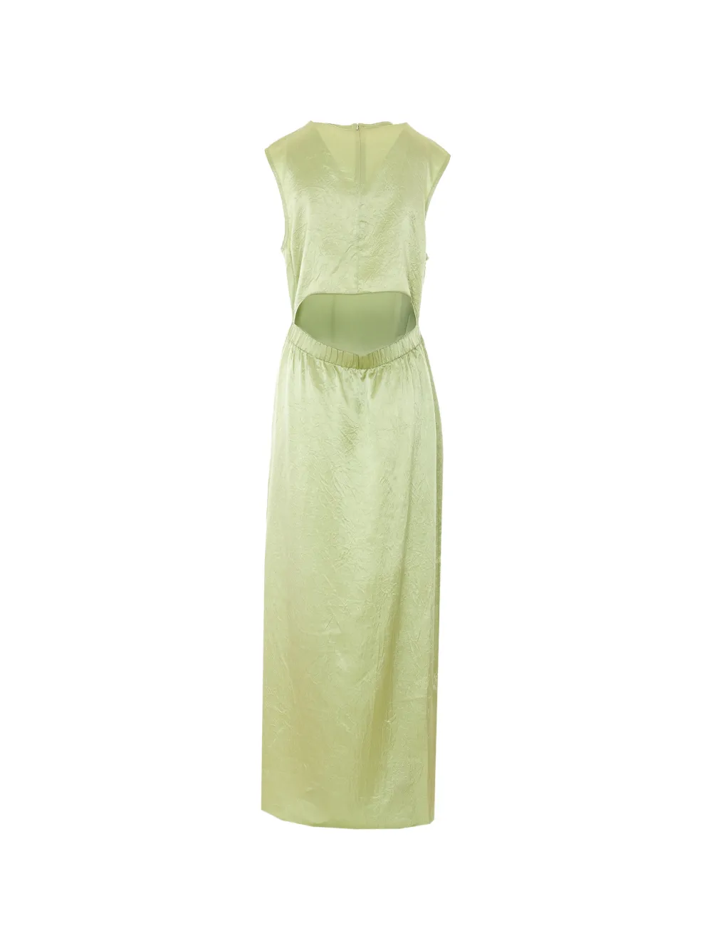 Filippa K Mouwloze midi-jurk met uitgesneden details Groen
