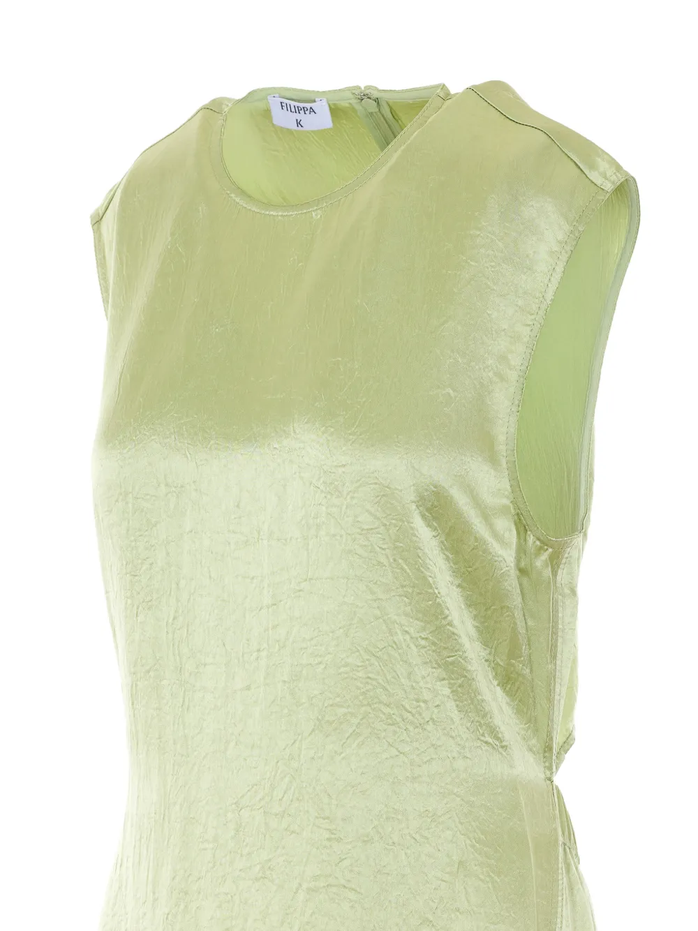Filippa K Mouwloze midi-jurk met uitgesneden details Groen