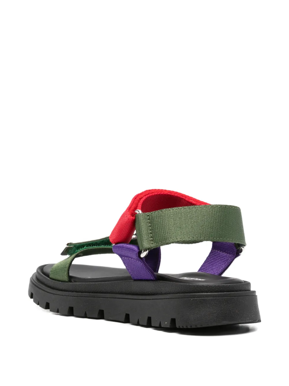 DSQUARED2 KIDS logo-print sandals Groen