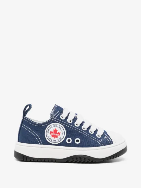 DSQUARED2 KIDS logo-patch sneakers
