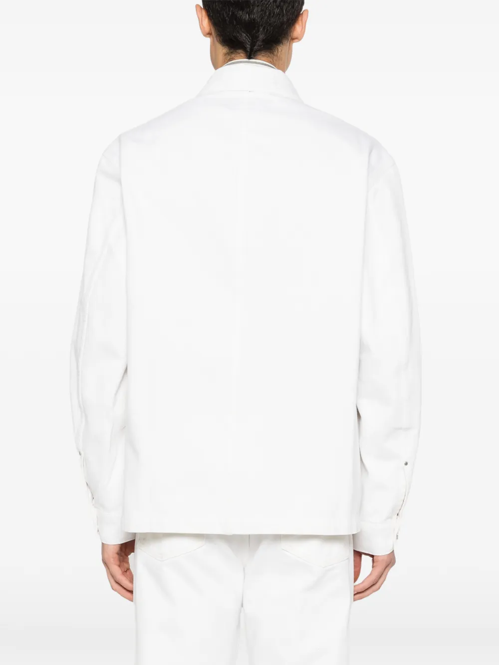 LEMAIRE Button-up jack Wit