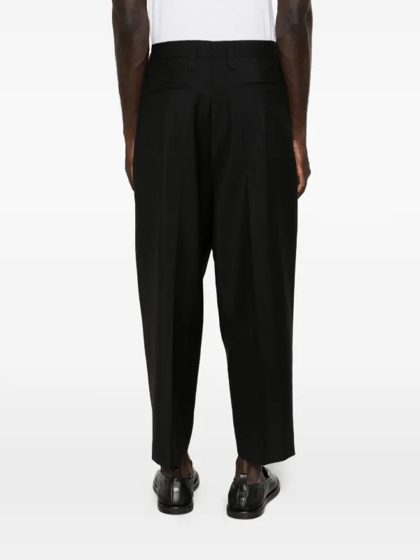 ローヘン　オーバーラップパンツ　ブラック　38　新品　ザロウ　ジルサンダー Jil Sander クロップドパンツ | ブラック | FARFETCH JP