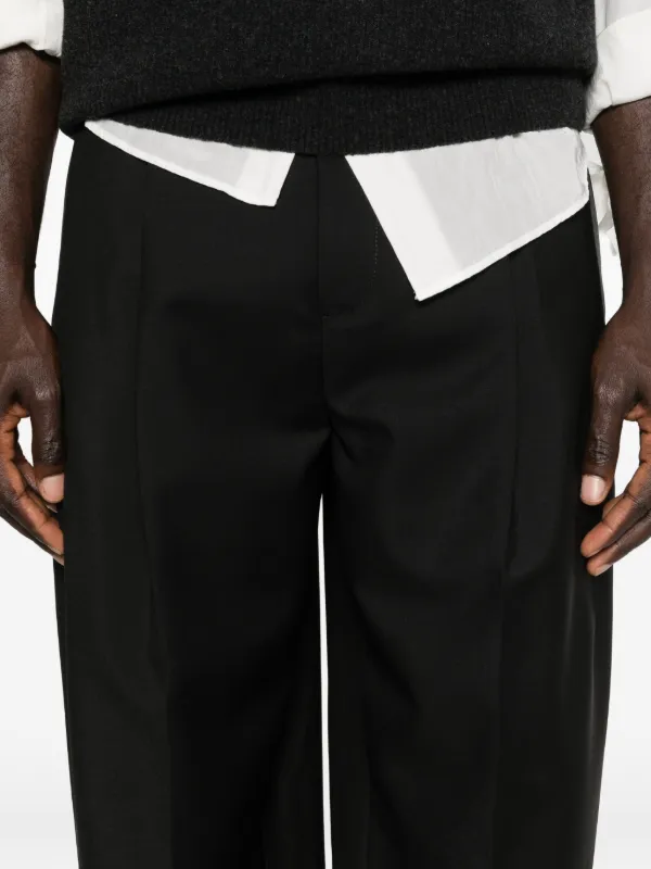 Jil Sander クロップドパンツ | ブラック | FARFETCH JP