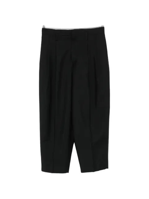 Jil Sander pleated cropped trousers