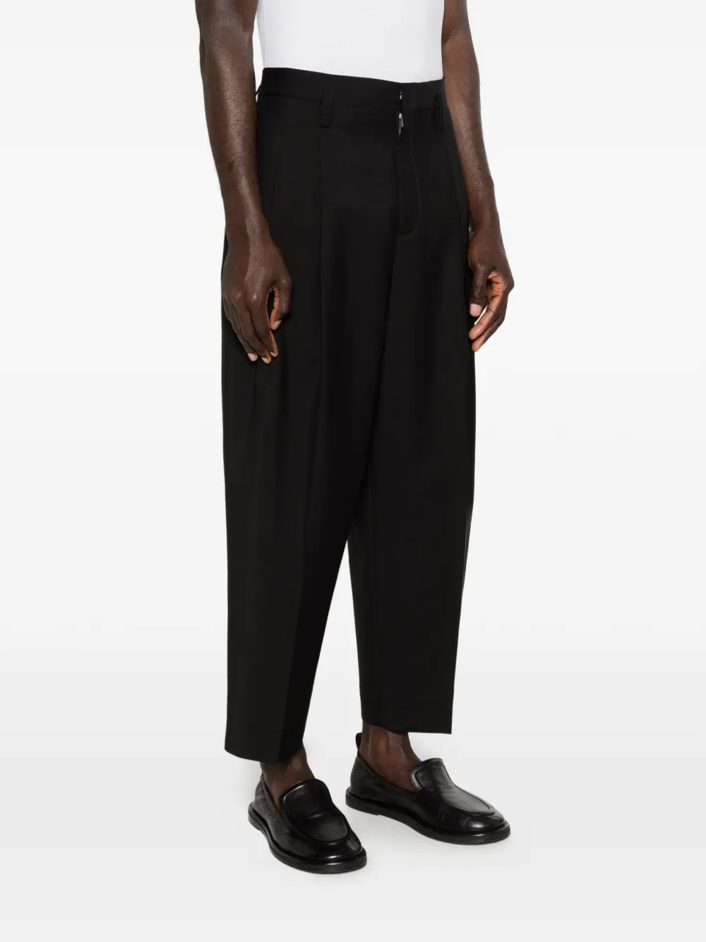 Jil Sander クロップドパンツ | ブラック | FARFETCH JP