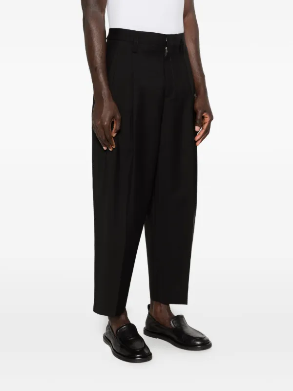 Jil Sander クロップドパンツ | ブラック | FARFETCH JP