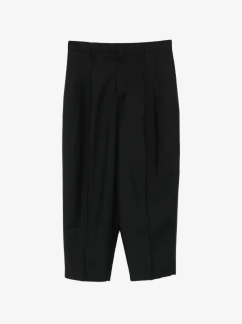 Jil Sander pleated cropped trousers