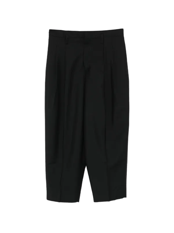 ローヘン　オーバーラップパンツ　ブラック　38　新品　ザロウ　ジルサンダー Jil Sander クロップドパンツ | ブラック | FARFETCH JP