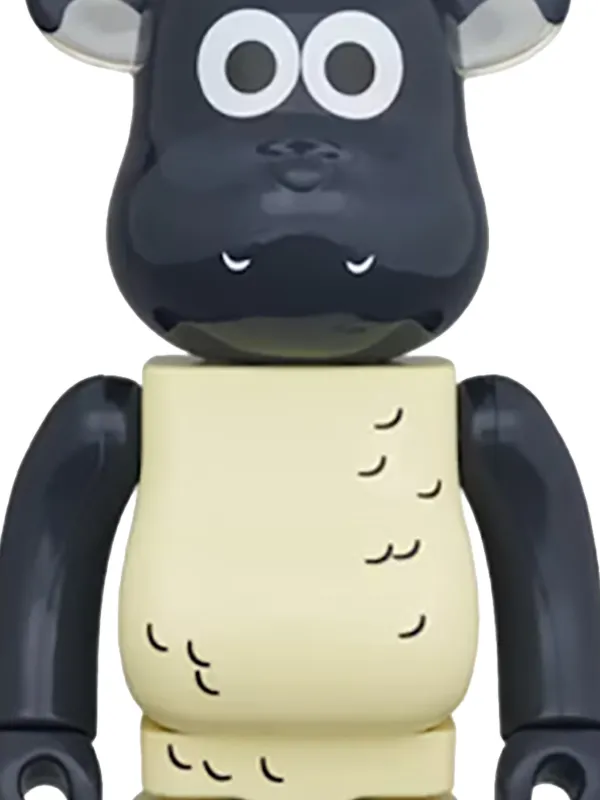 MEDICOM TOY Esculturas Bearbrick Shaun The Sheep 1000% | Negro
