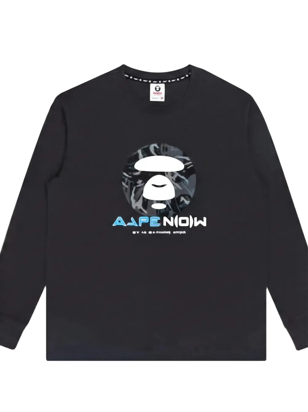 A BATHING APE® long sleeve T-shirt - Nero