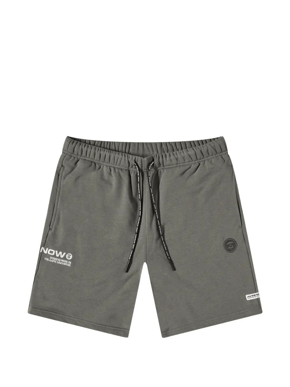 A BATHING APE® embroidered sweat shorts - Verde