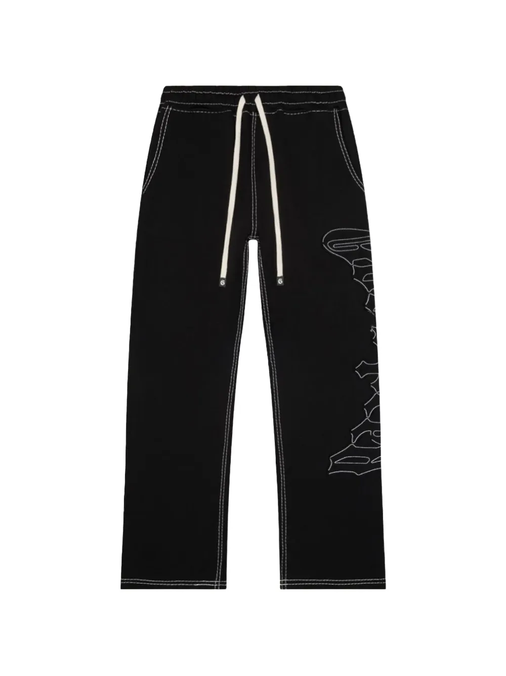 GODSPEED stitched logo track pants - Nero