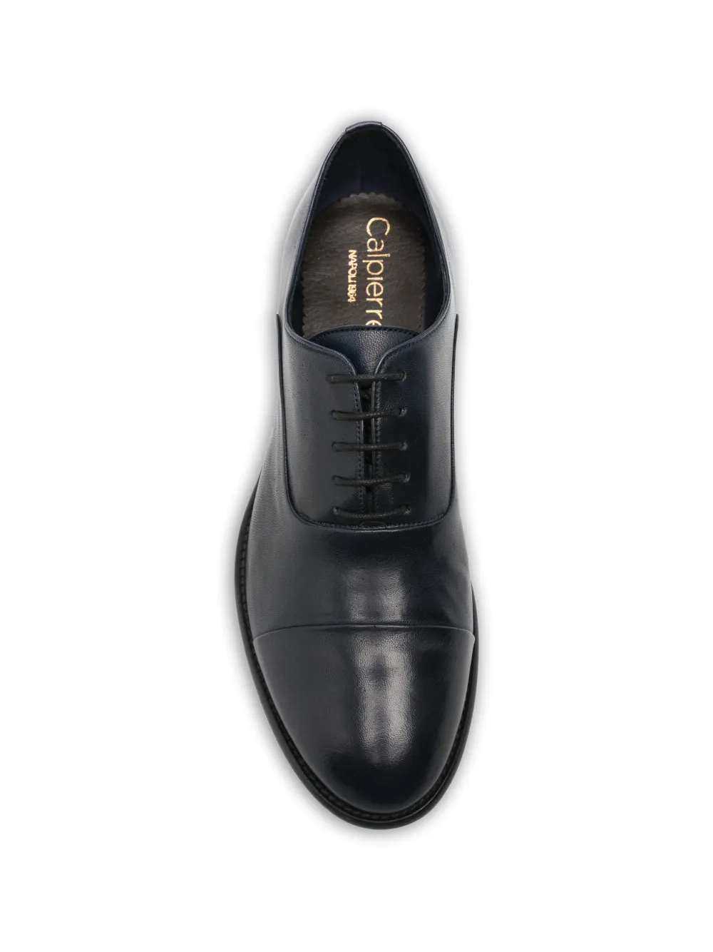 CALPIERRE Leren Oxford veterschoenen Blauw