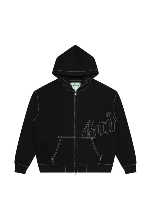 GODSPEED OG logo-stitched hoodie