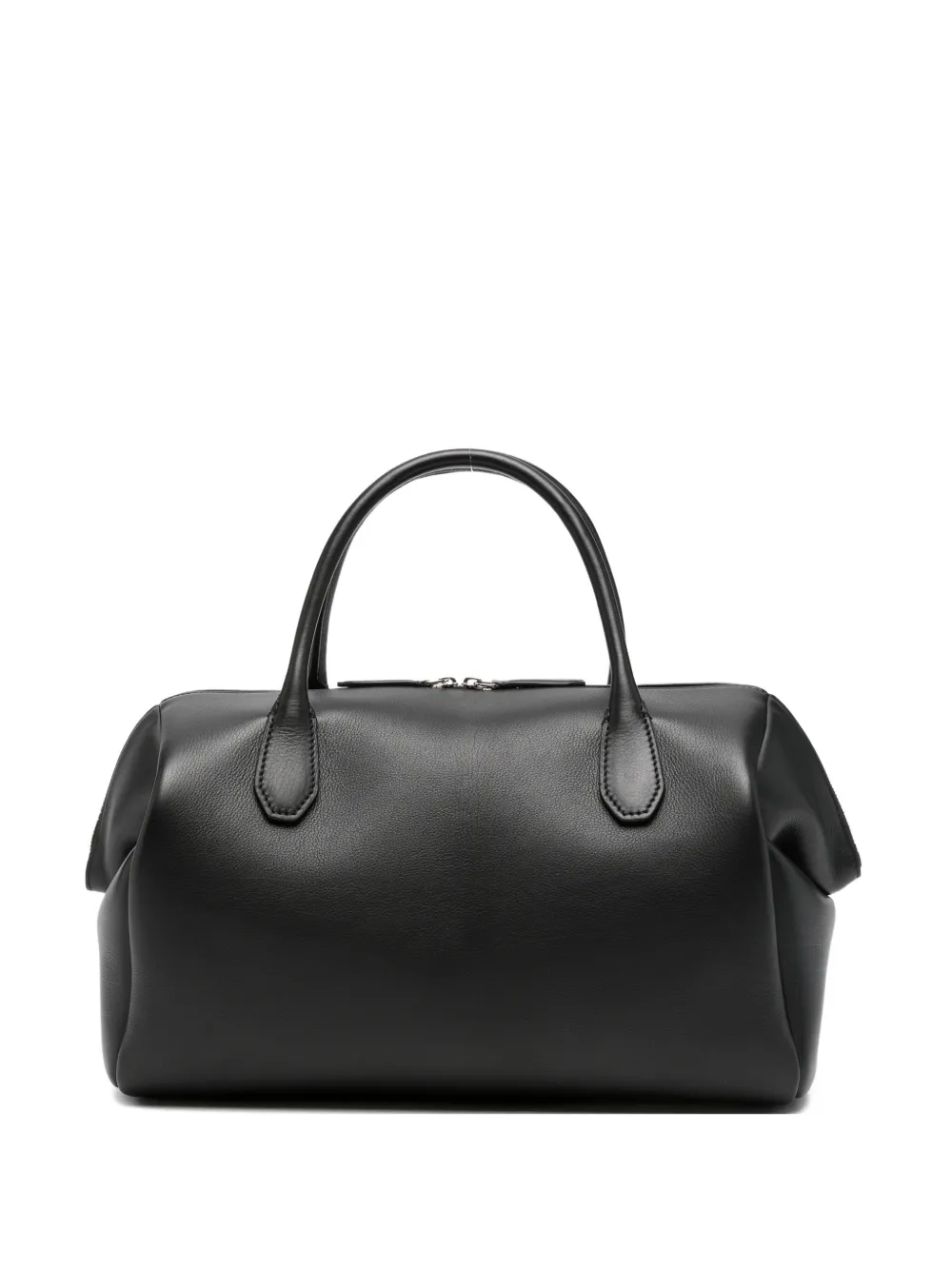 The Row Faye rounded-handles tote bag - Nero