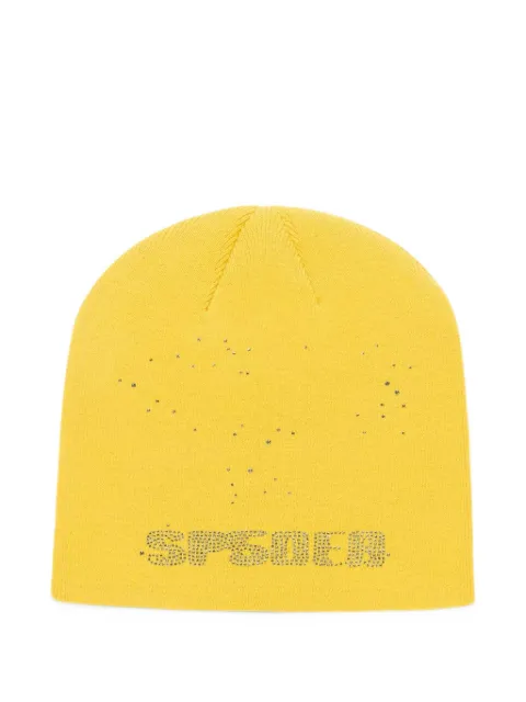 SP5DER Skully rhinestone-embellished beanie hat