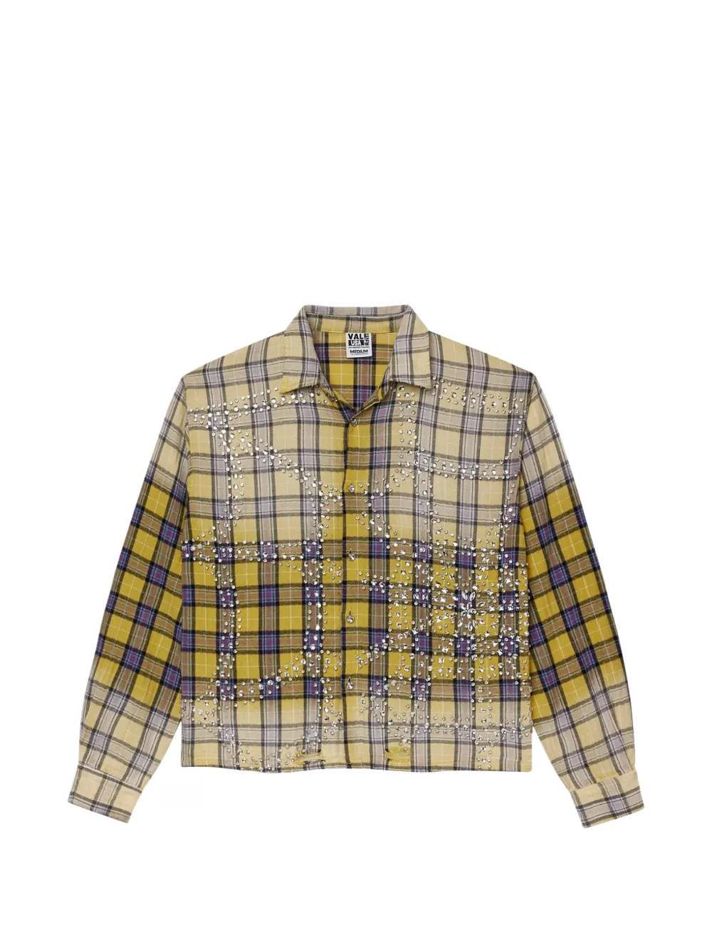 Vale plaid-pattern shirt | Yellow | Image 1