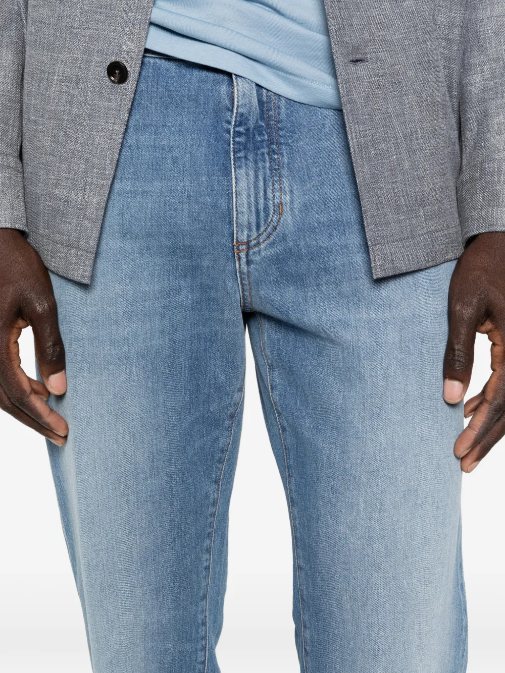 Zegna Skinny jeans Blauw