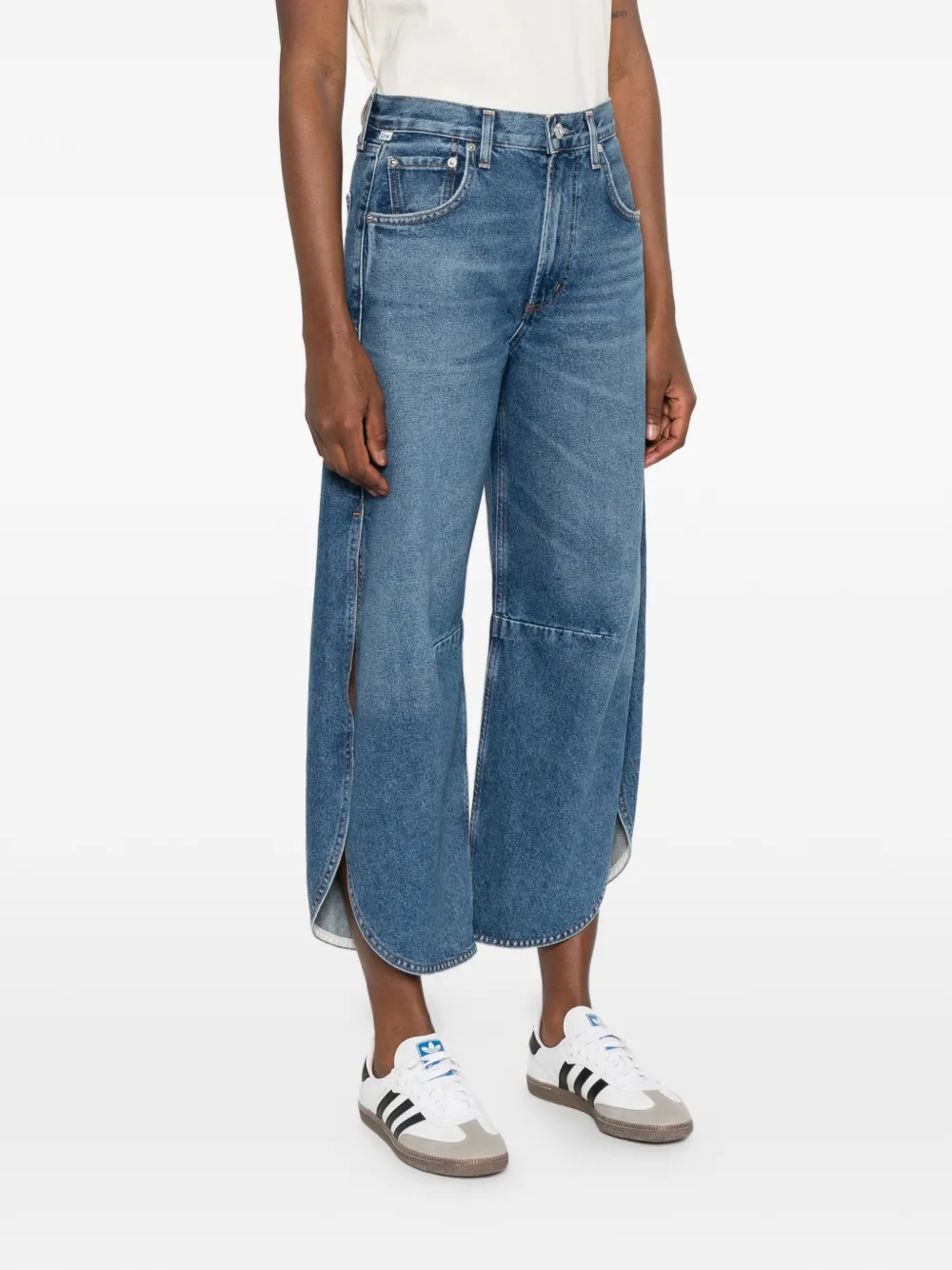  Citizens Of Humanity Panel-detail Jeans - Blue 
