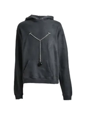 SAINT MXXXXXX ダメージ パーカー | グレー | FARFETCH JP