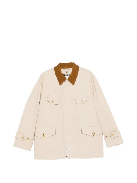 Mackintosh Jedburgh corduroy-collar flap-pockets jacket