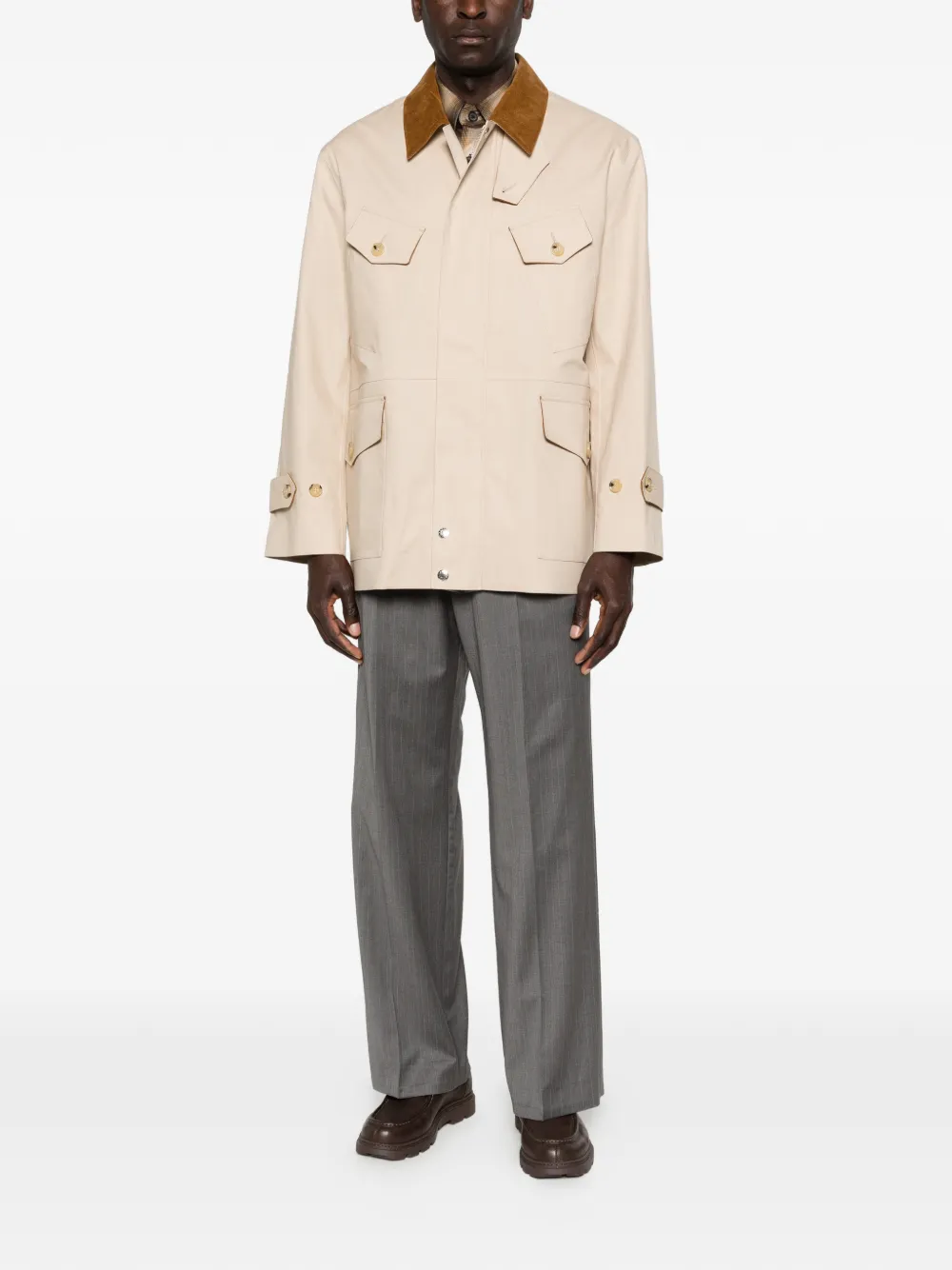 Mackintosh 제드버러 코듀로이 칼라 플랩 포켓 재킷 | 셔츠 재킷 | Image 2