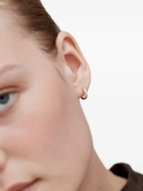 Monica Vinader Essential diamond huggie earrings