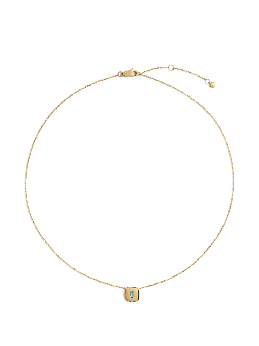 Monica Vinader Gemdrop topaz necklace - Oro
