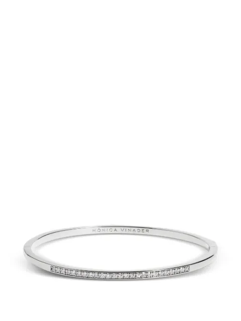 Monica Vinader Essential diamond bangle bracelet