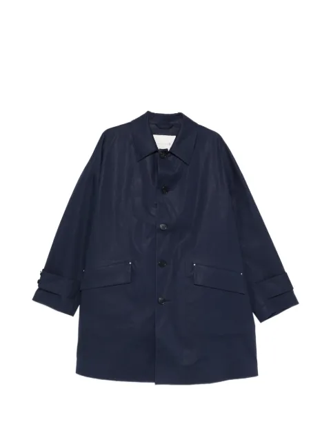 Mackintosh Humbie buttoned flap-pocket coat