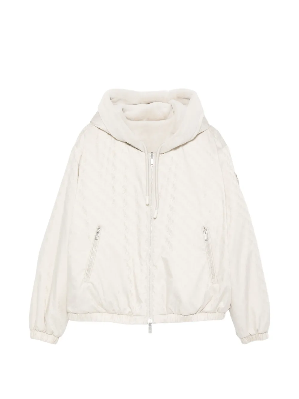 Moose Knuckles Eaton reversible hooded pattern jacket - Toni neutri