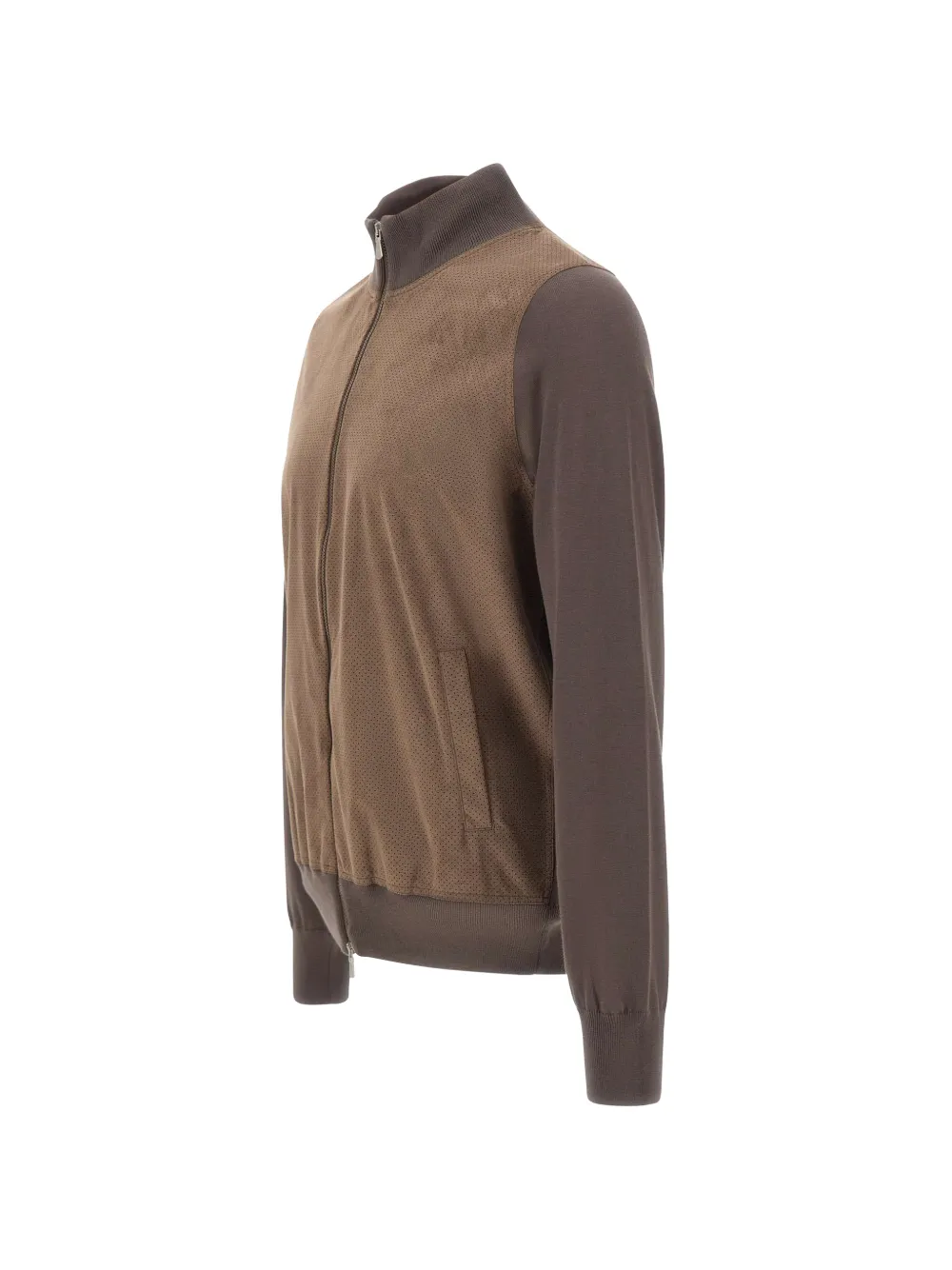  Gran Sasso Perforated Jacket - Brown 