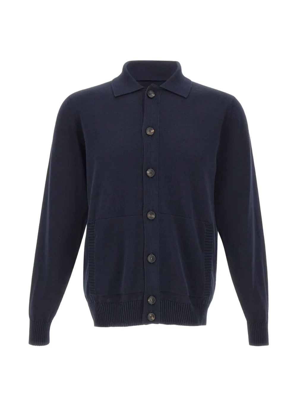 Filippo De Laurentiis polo-collar cardigan - Blu