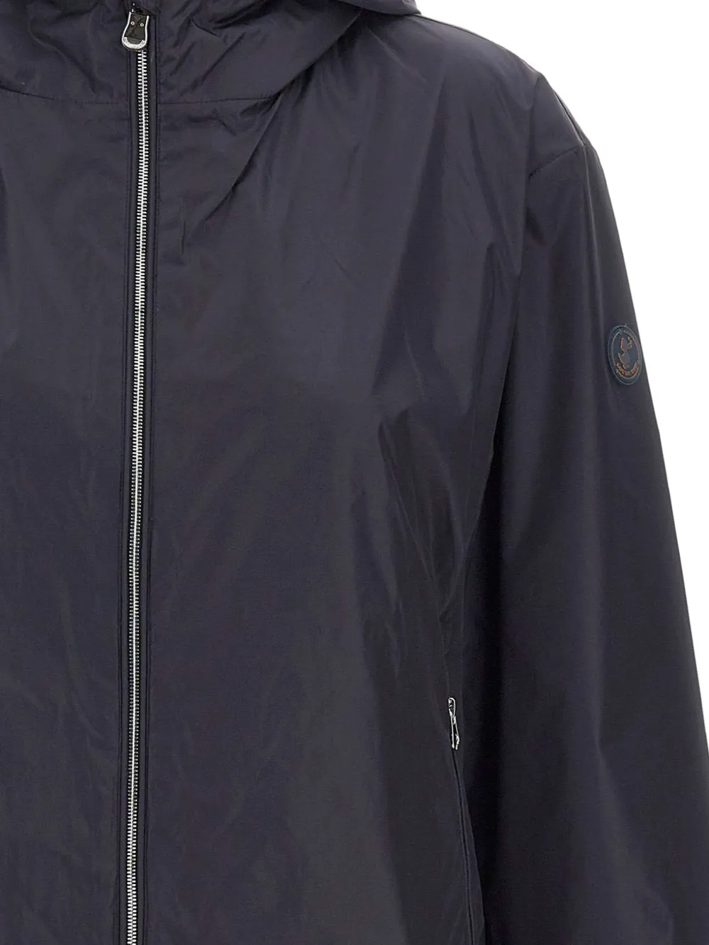 Save The Duck Jack met capuchon en rits Blauw