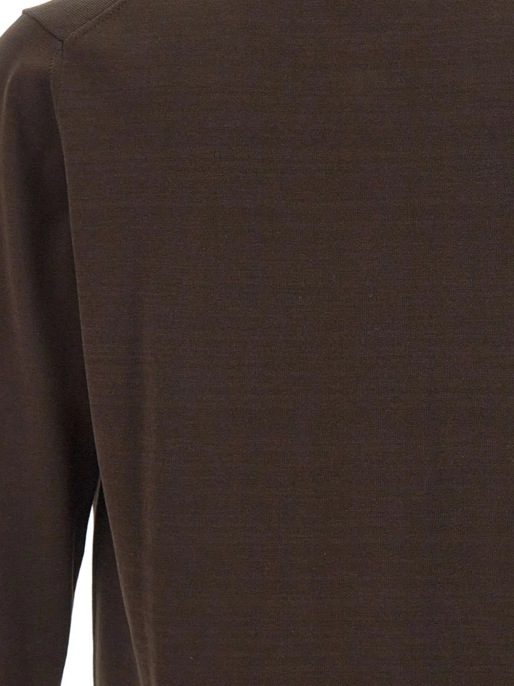 Filippo De Laurentiis Button-up vest met polokraag Bruin