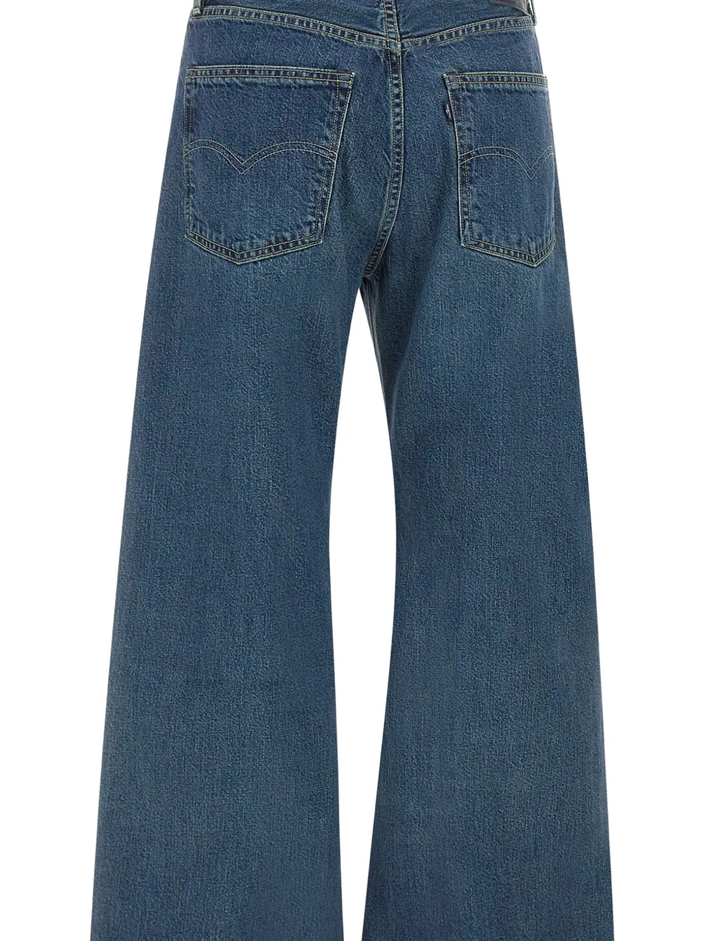 Levi's Carve flared jeans met vijf zakken Blauw