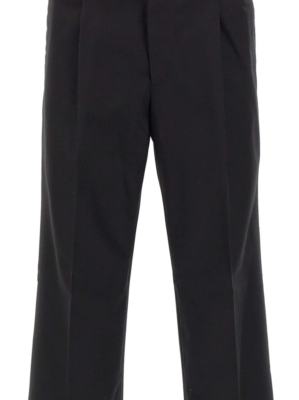 PT Torino Geplooide pantalon Zwart