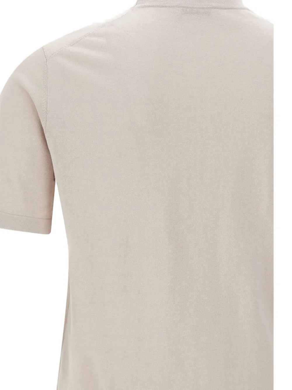 Kangra T-shirt met ronde hals Beige