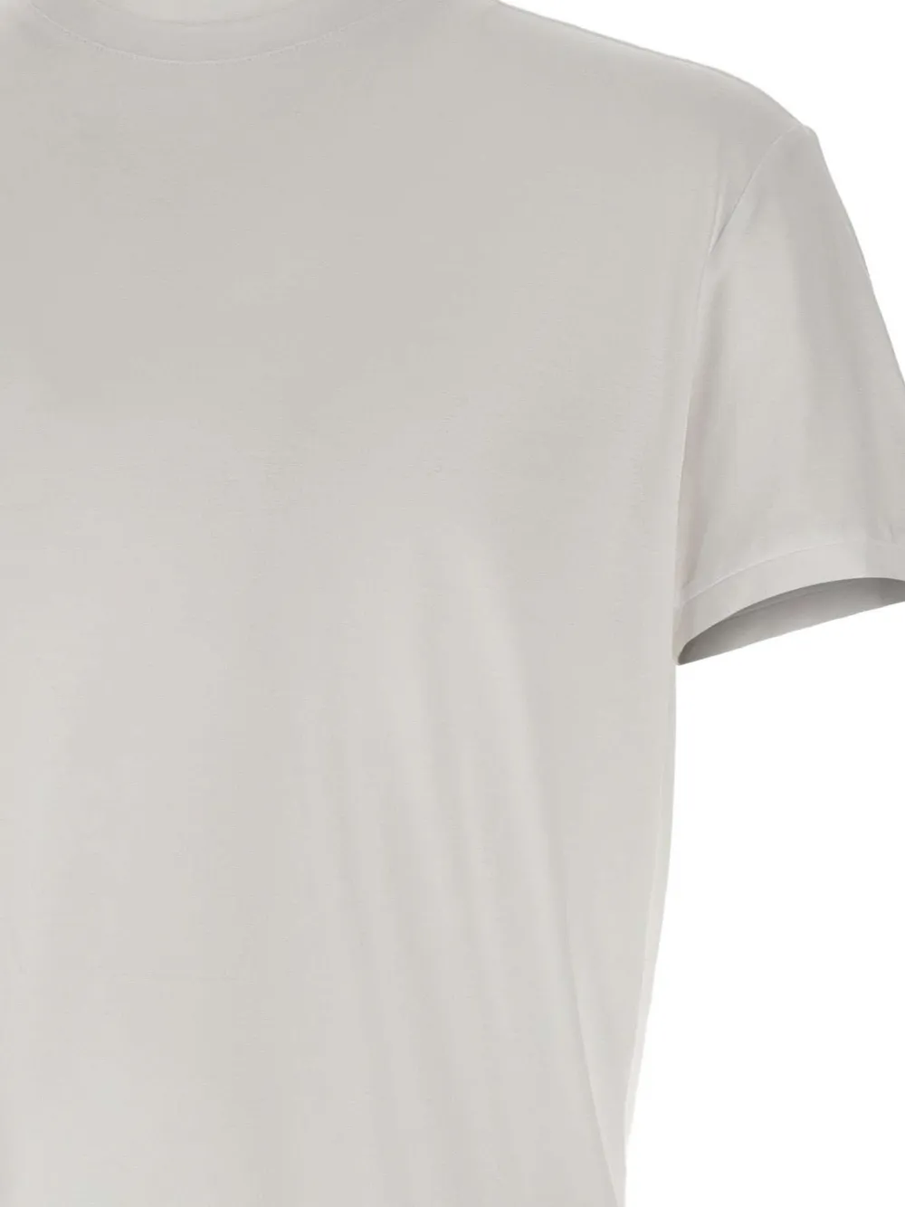 RRD Crepe T-shirt met ronde hals Wit