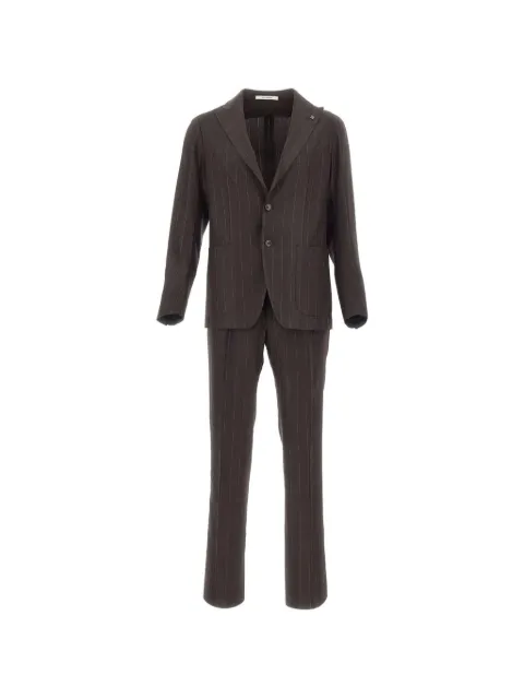 Tagliatore pinstriped patch-pocket suit