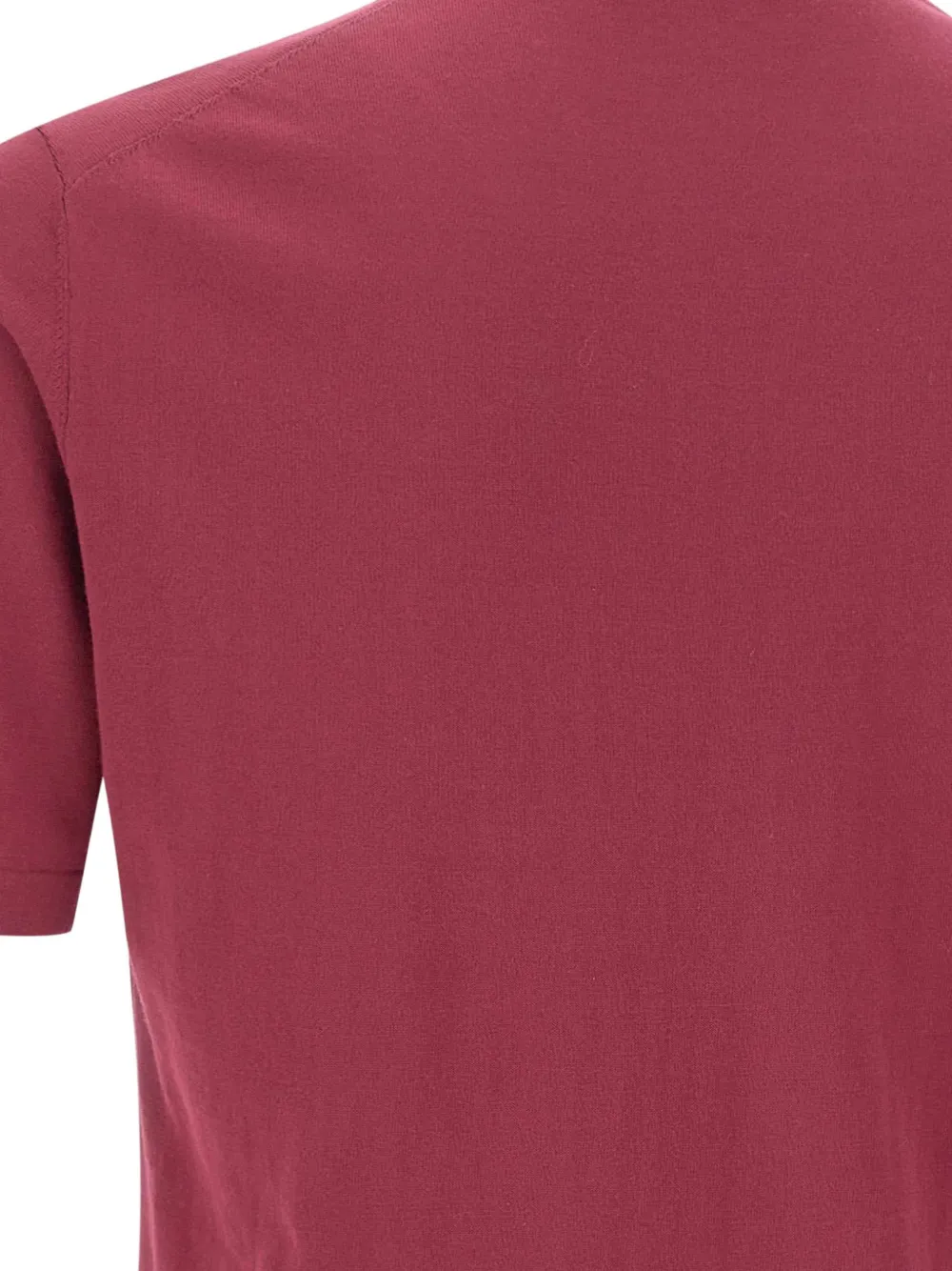 Kangra T-shirt met ronde hals Rood