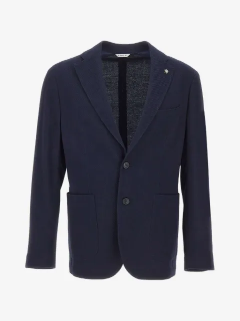 Manuel Ritz lapel-pin blazer
