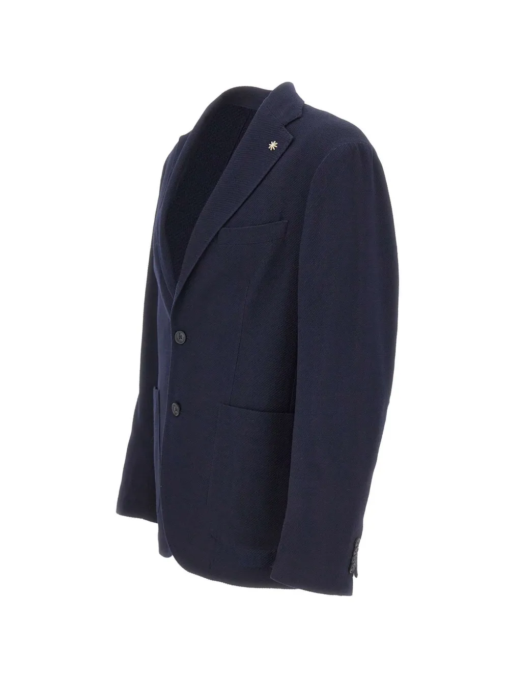 Manuel Ritz Blazer met speld Blauw