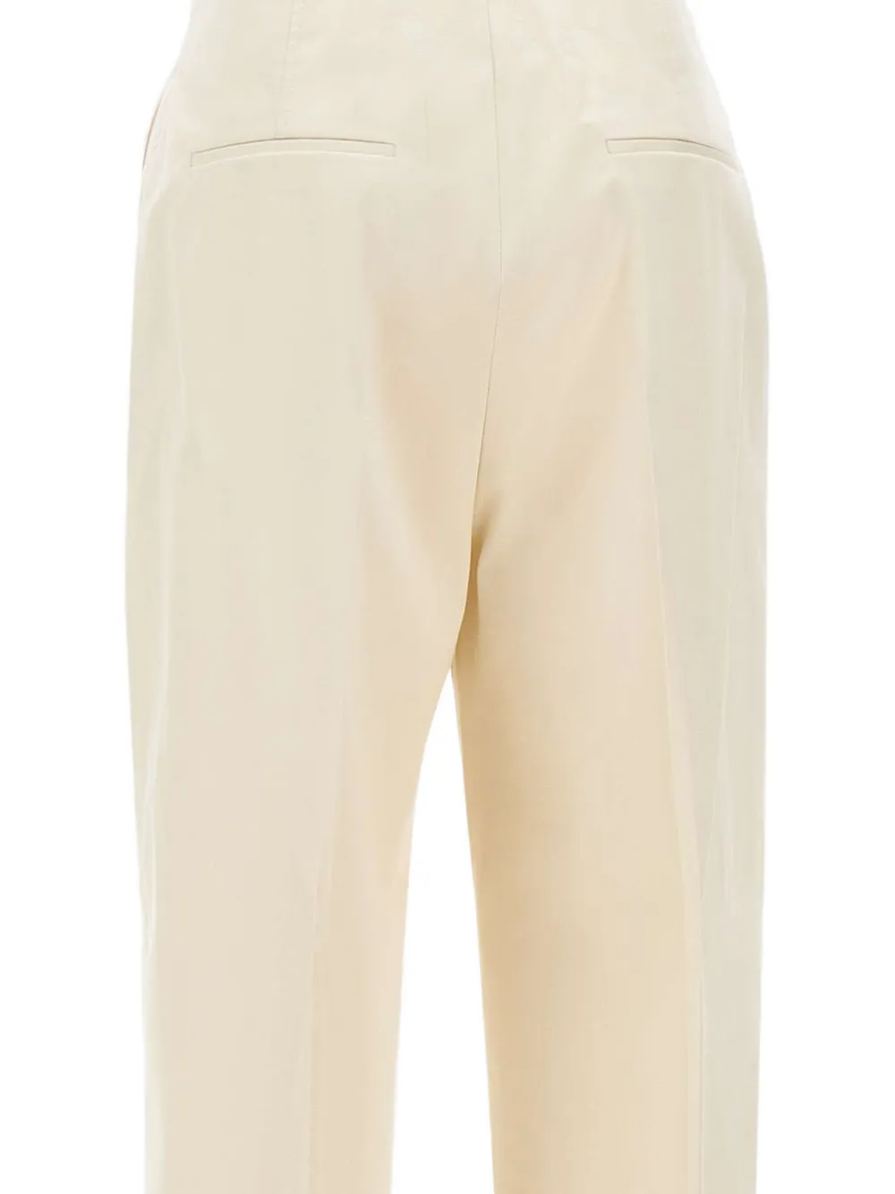BOSS Straight plooibroek Beige