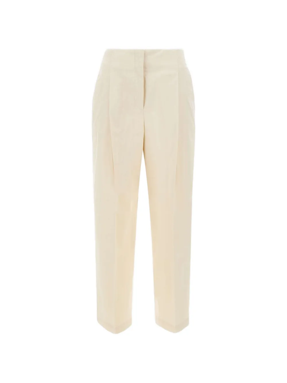 BOSS pleated straight trousers - Toni neutri