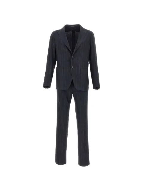 Tagliatore pinstripe-pattern patch-pocket suit