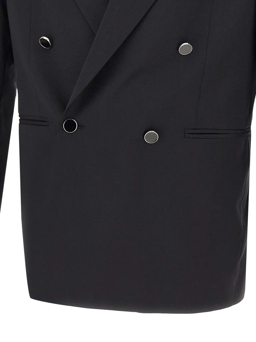 Manuel Ritz Blazer met dubbele rij knopen Zwart