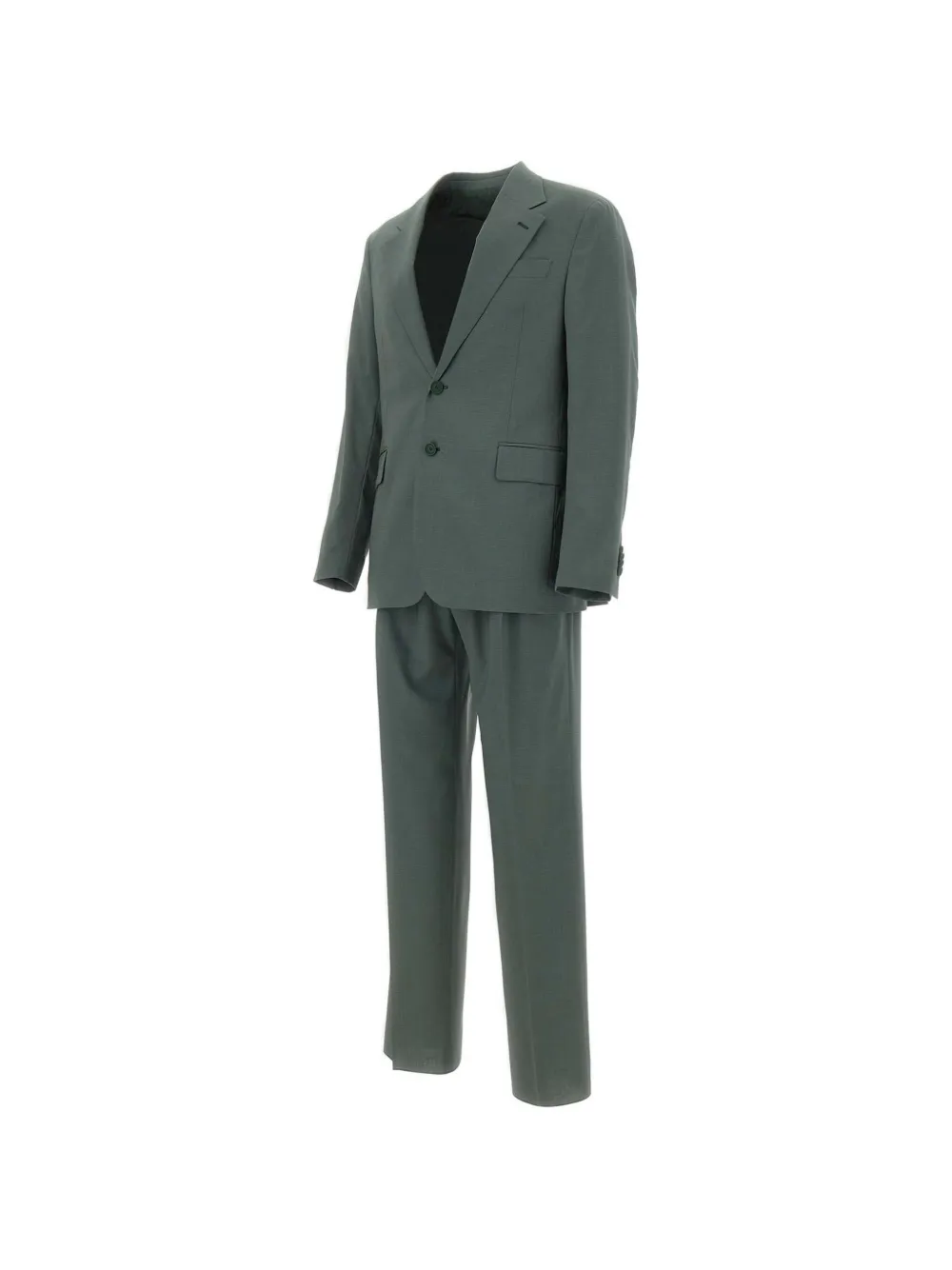  Manuel Ritz Traje De Dos Botones - Verde 